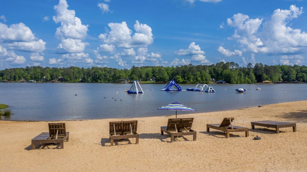 Beach at Oconee Springs Park