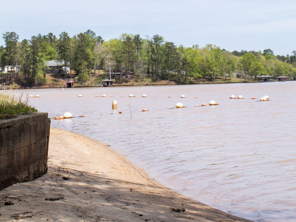 Beach at Lake Sinclair Recreation