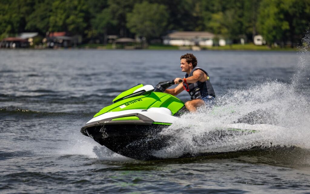 Jet ski on Lake Sinclair
